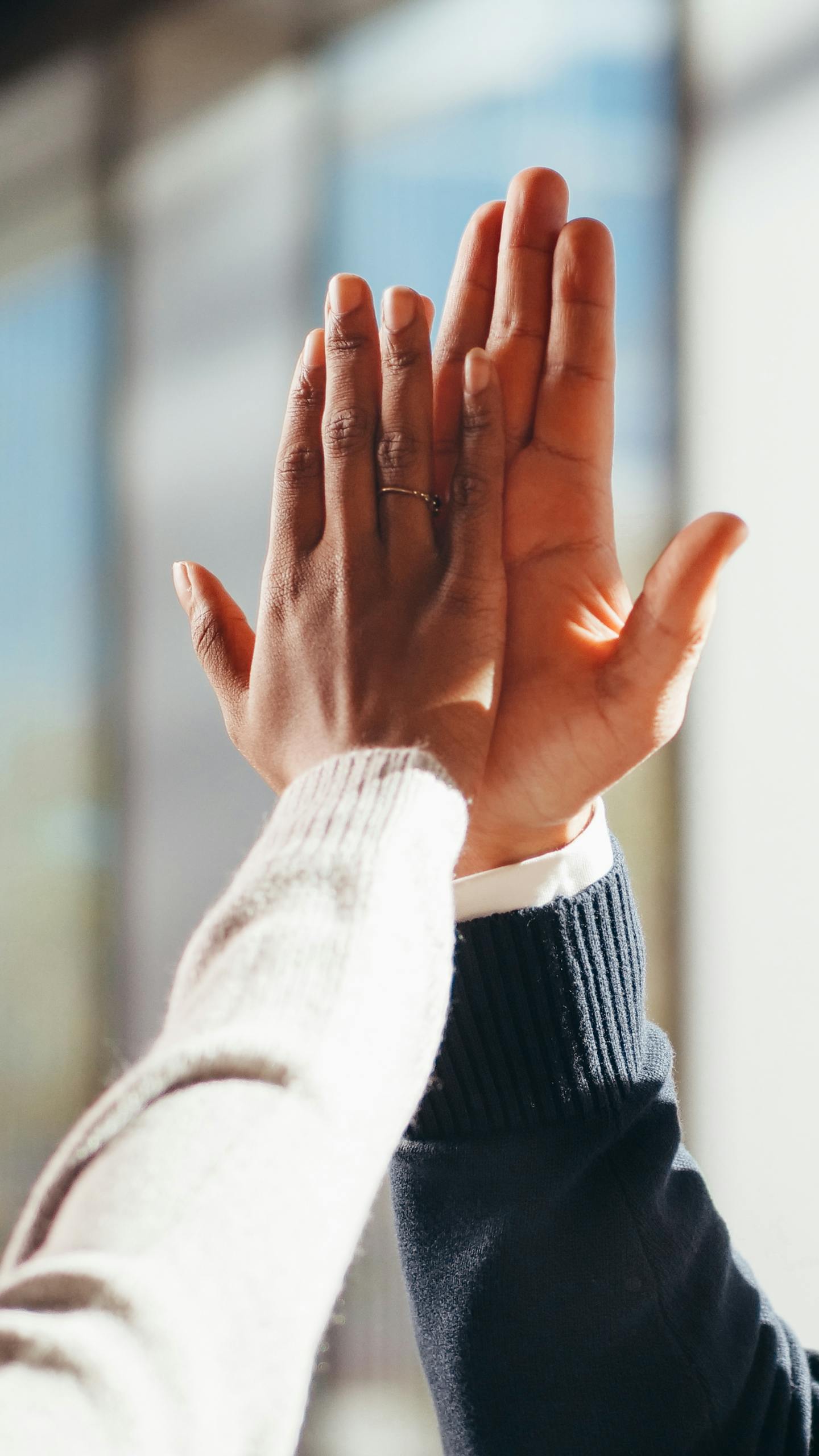 high five